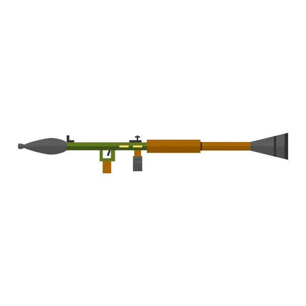 Ракетна гранатометна зброя Векторні ілюстрації . — стоковий вектор