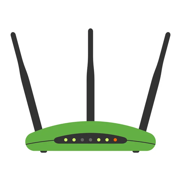 Router modem Wi-Fi isolato — Vettoriale Stock