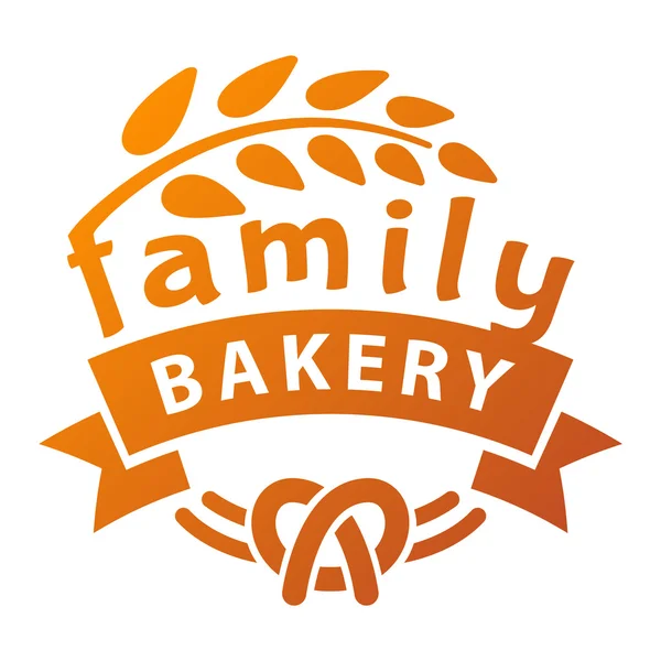 Bäckereiabzeichen und Logo-Symbol — Stockvektor