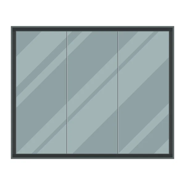 Elemento vetorial de janela isolado — Vetor de Stock