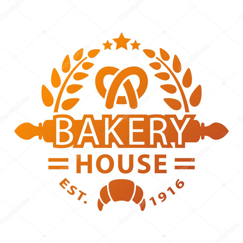 Bakery badgesand logo icon thin modern style vector. Retro bakery label, logo and badge icons. Bakery badge design element isolated on white background