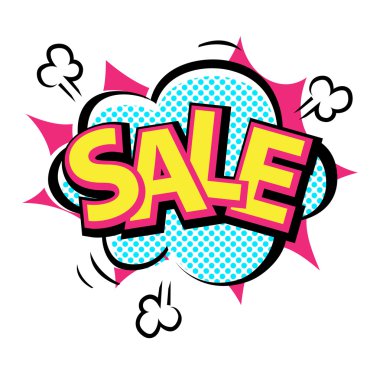 Popart komik konuşma balonu patlama efektleri vektör.