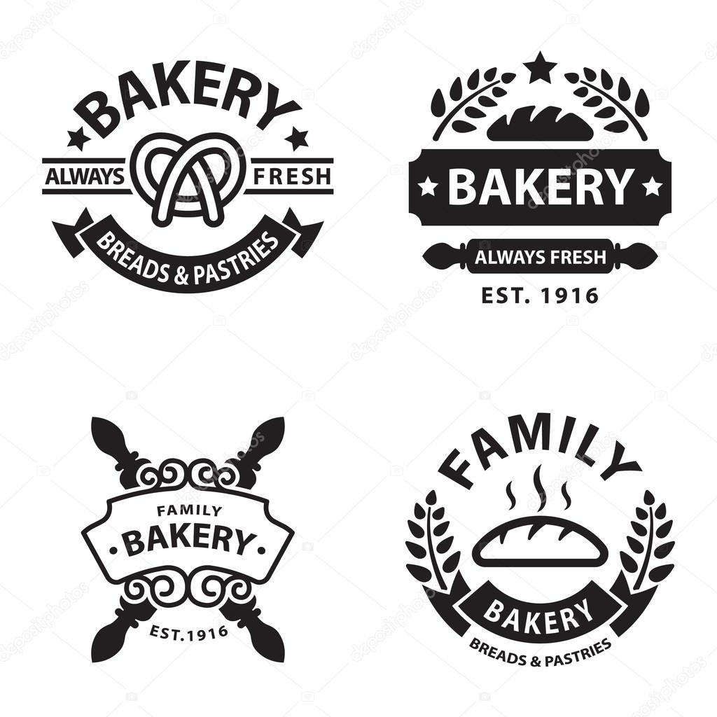 Bakery badge and logo icon