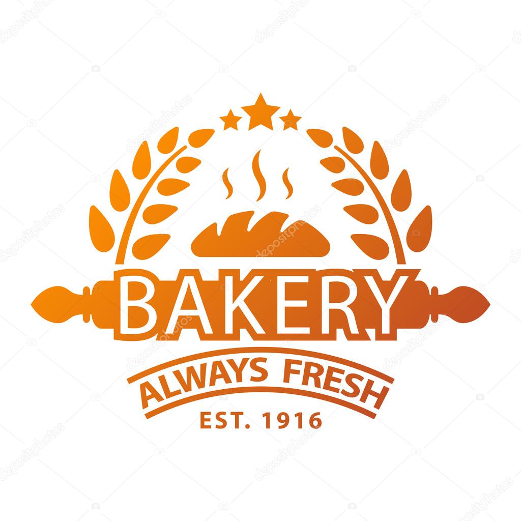 Bakery badge and logo icon