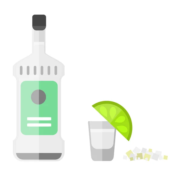 Alcohol drink bottle — Stock Vector