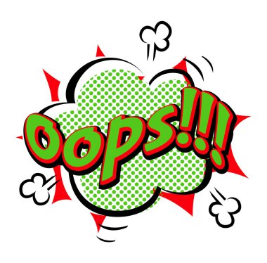 Popart komik konuşma balonu patlama efektleri vektör.