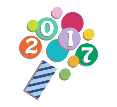 Yeni yıl tebrik kartı tasarımı