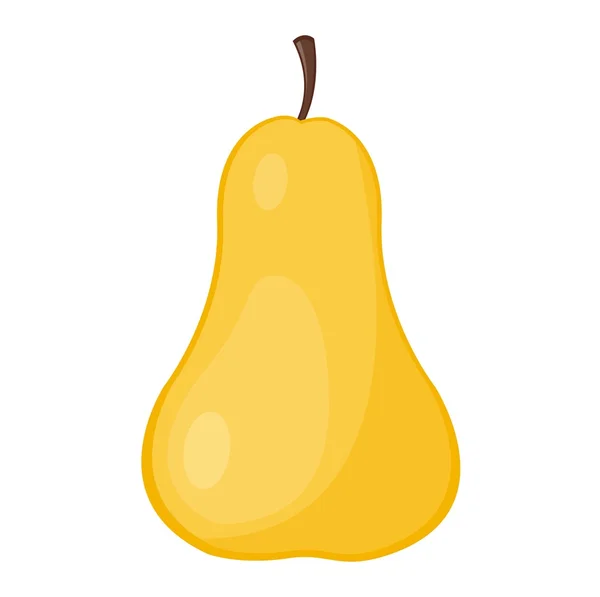 PEAR vruchten geïsoleerd — Stockvector