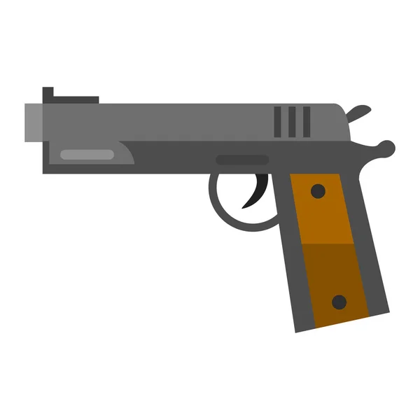 Mmilitary pistolet vecteur pistolet . — Image vectorielle