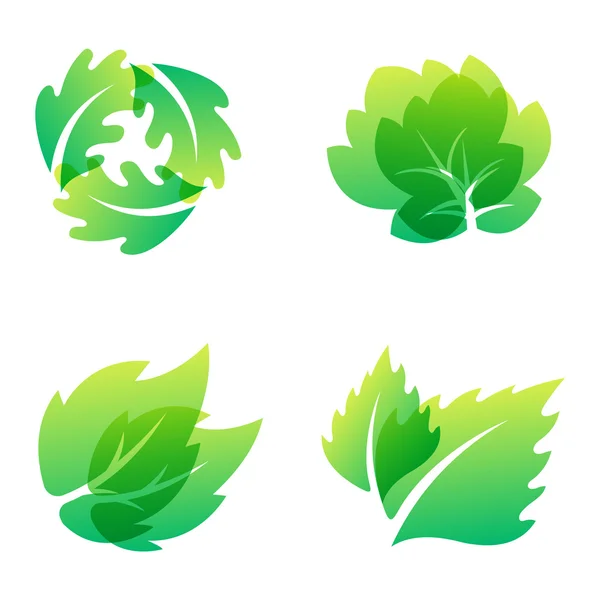 Icono de la hoja vector ilustración. — Vector de stock