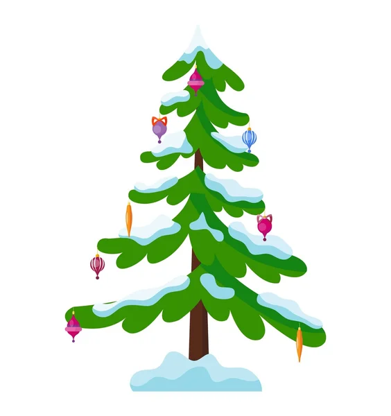 Noel ağacı vektör. — Stok Vektör