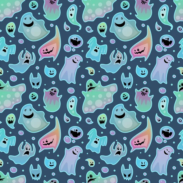 Ghost vector characters pattern — Stock vektor