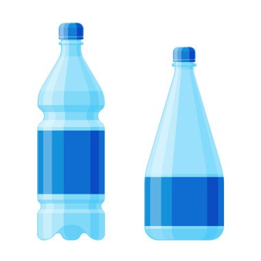 su şişesi vektör çizim.
