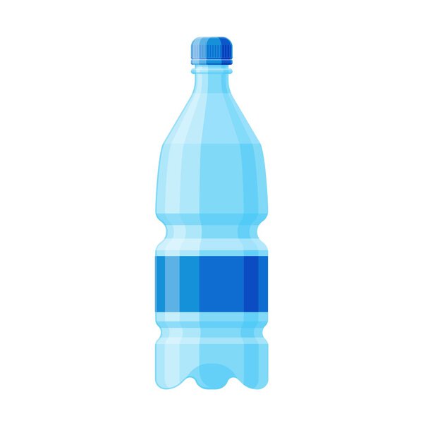 Water bottle vector illustration.
