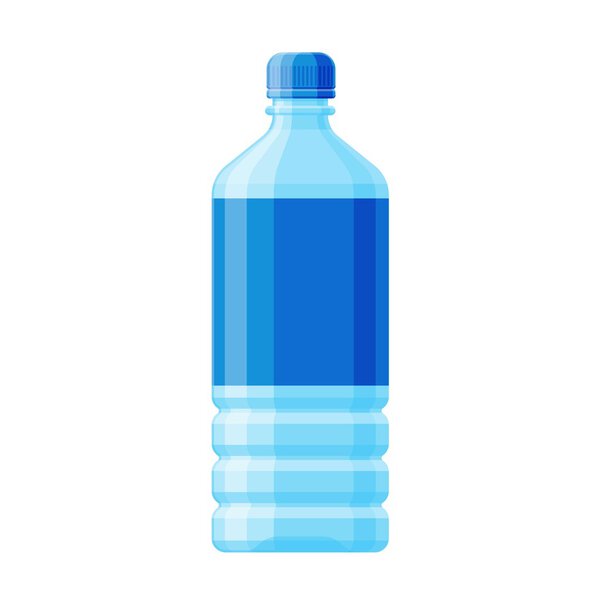 Water bottle vector illustration.