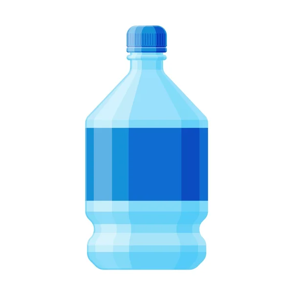 Agua botella vector ilustración . — Vector de stock