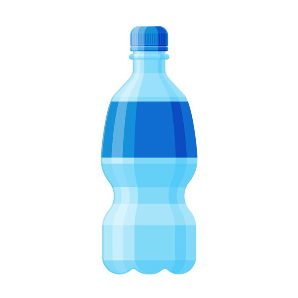 Water bottle vector illustration.