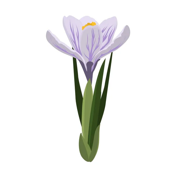 Couronne de fleurs naturelles — Image vectorielle