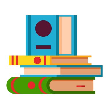 kitap vektör çizim.