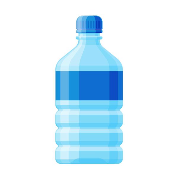 Water bottle vector illustration.