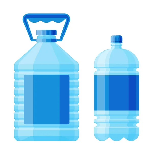 Wasserflaschen-Vektor-Illustration. — Stockvektor