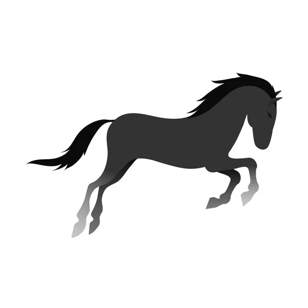 Horse vector isolated animal. — Stock Vector