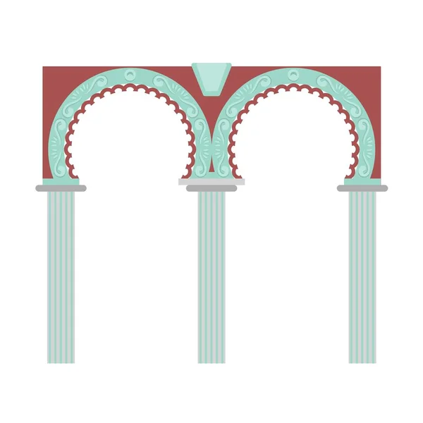 Arco vector construcción ilustración — Archivo Imágenes Vectoriales