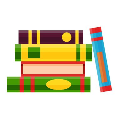 kitap vektör çizim.