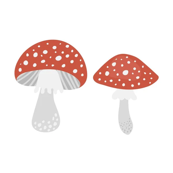 Amanita champignon toxique — Image vectorielle