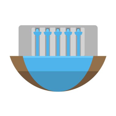 Enerji kaynağı vektör simgesi.