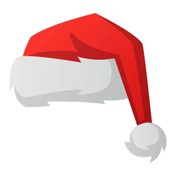 Chapeau de Noël Santa illustration vectorielle . — Image vectorielle