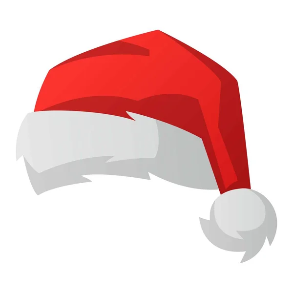 Noel Baba Noel şapka vektör çizim. — Stok Vektör