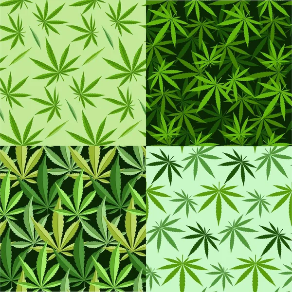 Marijuana bakgrund ange sömlösa mönster — Stockfoto