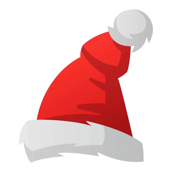 Chapeau de Noël Santa illustration vectorielle . — Image vectorielle