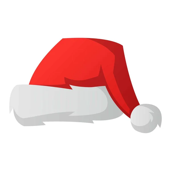 Chapeau de Noël Santa illustration vectorielle . — Image vectorielle