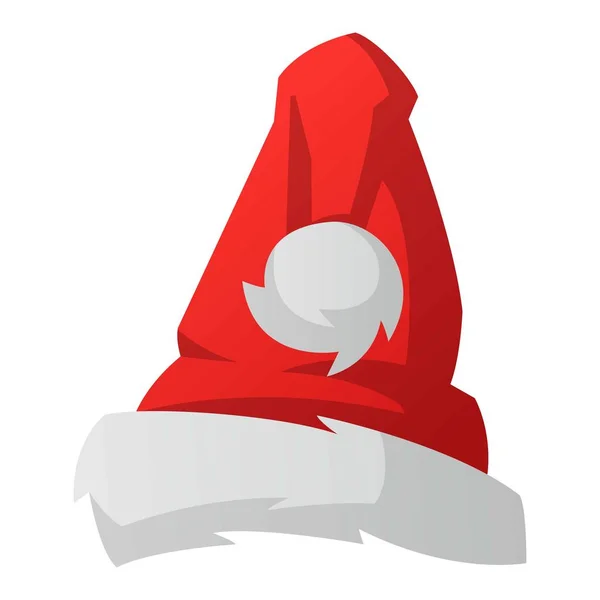 Chapeau de Noël Santa illustration vectorielle . — Image vectorielle