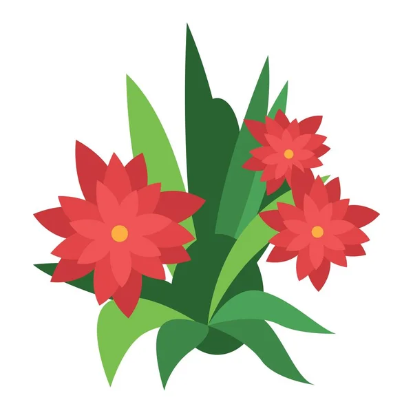 Květina ikonu charakter ploché vektor. — Stockový vektor