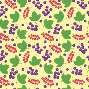 çilek Frenk üzümü sorunsuz desenler vektör