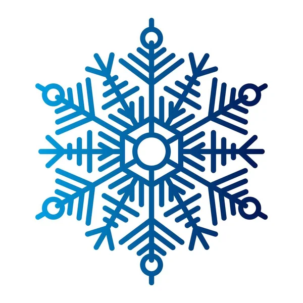 Vector de icono de copo de nieve . — Archivo Imágenes Vectoriales