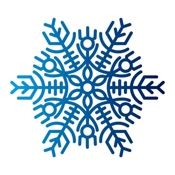 Νιφάδα χιονιού εικόνα διάνυσμα. — Διανυσματικό Αρχείο