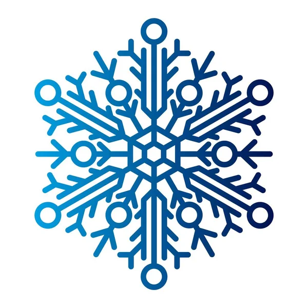 Vector de icono de copo de nieve . — Archivo Imágenes Vectoriales