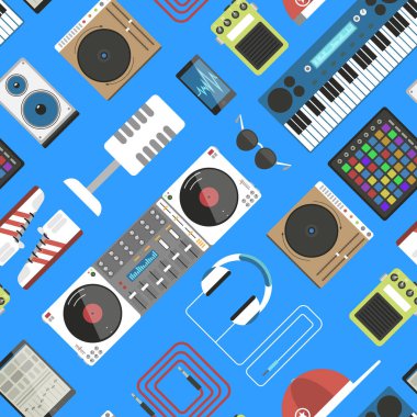Vektör illüstrasyon müzik arka plan.