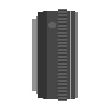 Fotoğraf optik lens vektör çizim.