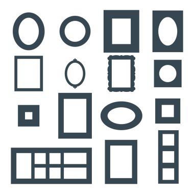 Fotoğraf izole vektör çerçeve