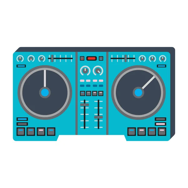 DJ-Musik-Ausrüstung-Symbol — Stockvektor