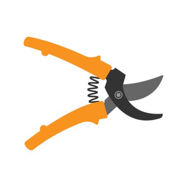 Garden scissor vector illustration. clipart