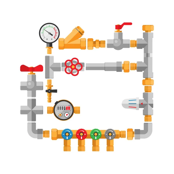 Tubos vector iconos aislados . — Archivo Imágenes Vectoriales