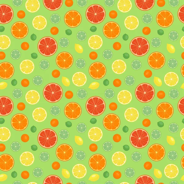 Fruits orange seamless patterns — Stock Photo, Image