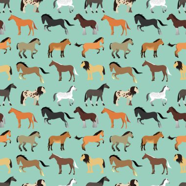 Pürüzsüz desenli düz bir at..