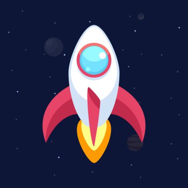 Roket vektör simgeler